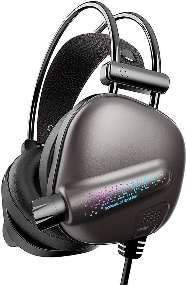 Alt view image 5 of 7 - USB 7.1 Channel Gaming Headset with Microphone Surround Sound Headphones Professional RGB Light Earphone for Laptop Desktop PC Computer Gamer(USB 2.0 Plug)