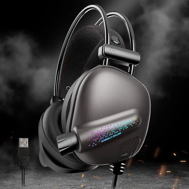 Alt view image 7 of 7 - USB 7.1 Channel Gaming Headset with Microphone Surround Sound Headphones Professional RGB Light Earphone for Laptop Desktop PC Computer Gamer(USB 2.0 Plug)