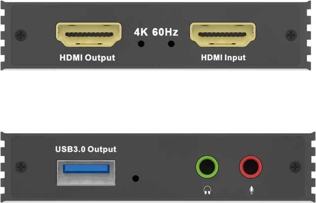 Alt view image 4 of 8 - HDMI 2.0 to USB3.0 Video Capture Card Dongle (Input 4K@60Hz MAX/Output 1080P@60Hz Max) with HDMI Stereo Audio Loopout for WiiU,Xbox 360/One,PS4,HDMI Camera,Game streaming, Video Conferencing,Live