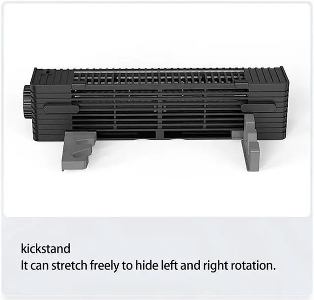 Alt view image 7 of 8 - Laptop Radiator Bladeless Fan Turbine High Air Volume Vooling Base RGB Llight Notebook PC Base Bracket
