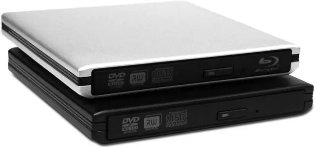 Alt view image 2 of 6 - Slight USB 3.0 Portable External DVD-RW/CD-RW Burner Writer Rewriter Optical Disc Drive CD DVD ROM Player Support Win Mac OS