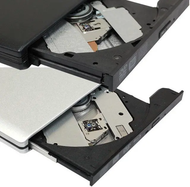 Alt view image 3 of 6 - Slight USB 3.0 Portable External DVD-RW/CD-RW Burner Writer Rewriter Optical Disc Drive CD DVD ROM Player Support Win Mac OS