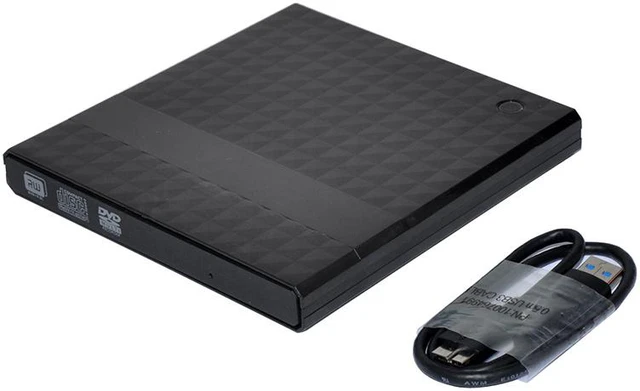 Main image of External DVD Burner USB 3.0 + Type C Optical Drive Portable DVD RW CD Burner for Macs Windows Desktop PC Laptop
