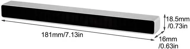 Alt view image 3 of 8 - USB RGB Light Bar Music Rhythm Light Voice Activated Sound Control Pick Up 32 LEDs 4 Brightness 18 Colors for Desktop Vehicle Decor Car Atmosphere Ambient Recreation