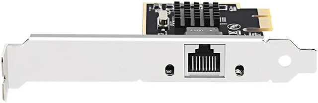Alt view image 2 of 8 - RTL8152 Chipset Gaming PCIE Card PCI Express 2500Mbps Gigabit Network Card 100/1000M/ 2.5G RJ45 PCIe Network Adapter