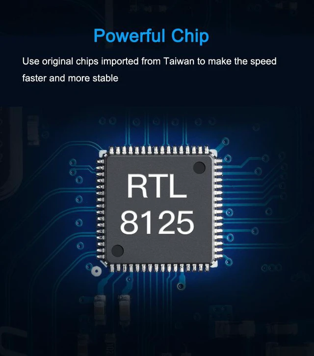 Alt view image 7 of 8 - RTL8152 Chipset Gaming PCIE Card PCI Express 2500Mbps Gigabit Network Card 100/1000M/ 2.5G RJ45 PCIe Network Adapter