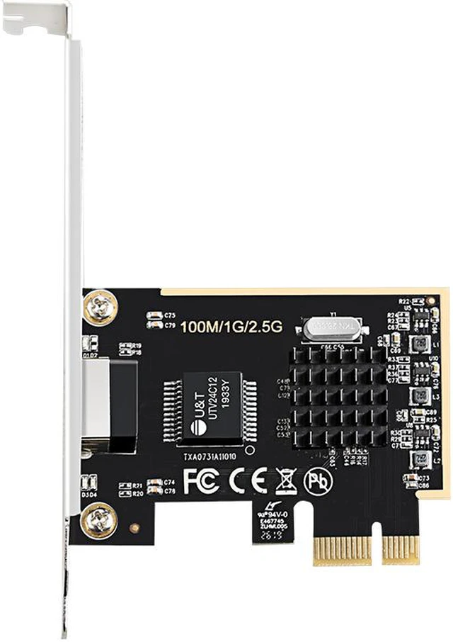 Alt view image 4 of 8 - RTL8152 Chipset Gaming PCIE Card PCI Express 2500Mbps Gigabit Network Card 100/1000M/ 2.5G RJ45 PCIe Network Adapter