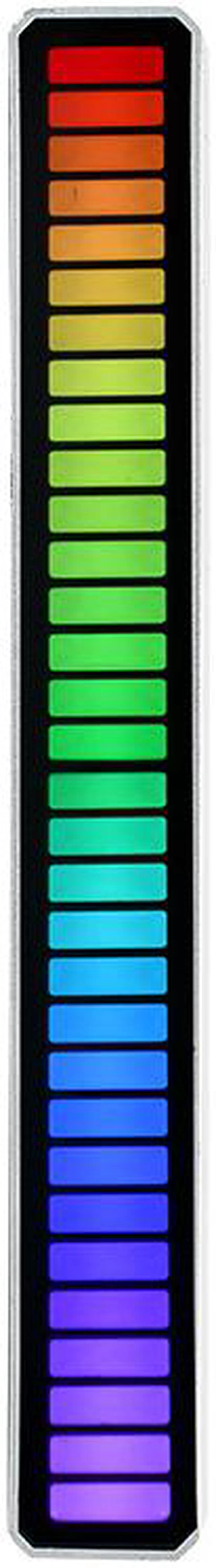 Main image of Voice Control LED Light Bar 32 Colorful Lamp Pickup Sound Control Rhythm Light with Sensitive Microphone
