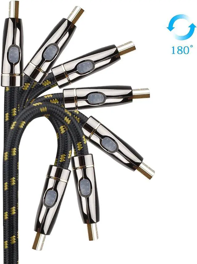 Alt view image 6 of 8 - 32.8ft HDMI A-A Male to Male Cable HDMI 2.0 Cable 3840×2160@60 Support HDCP 3D HDMI Cable for PS4 SetTop Box HDTVs Projectors