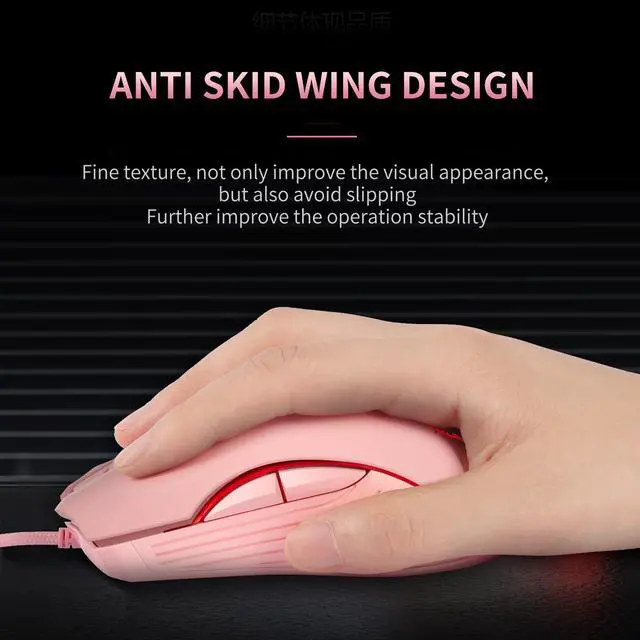 Alt view image 6 of 7 - LUNA Cat Party Gaming Mouse USB Wired Lovely Mouse for Windows Macos Android 2400DPI