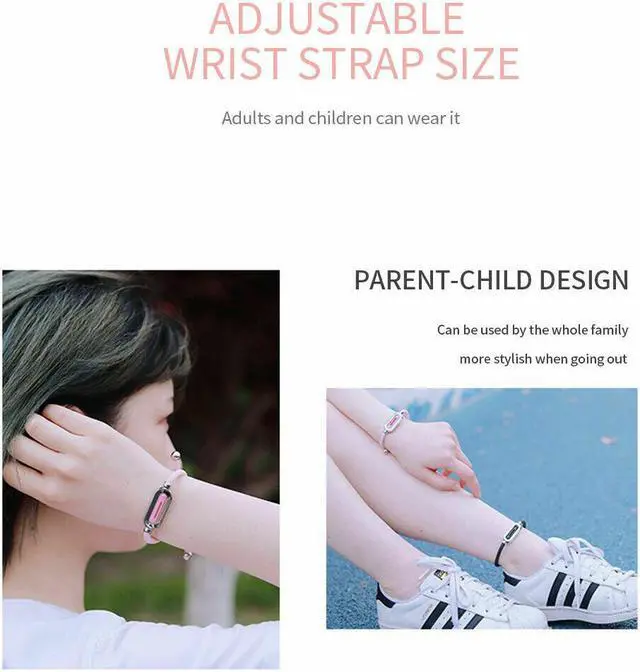 Alt view image 7 of 8 - Silicone Anti Mosquito Bracelet Repellent Wrist Band Outdoor Pest Insect Bugs