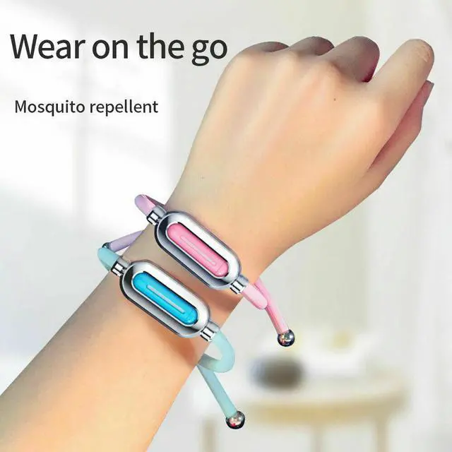 Alt view image 5 of 8 - Silicone Anti Mosquito Bracelet Repellent Wrist Band Outdoor Pest Insect Bugs