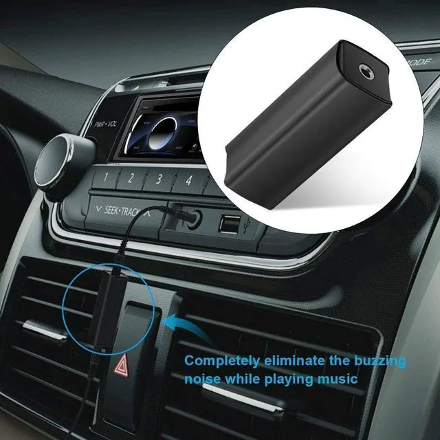 Alt view image 7 of 7 - Ground Loop Noise Isolator for Car Audio and Home Stereo System with 3.5mm Aux Cable Eliminate Buzzing Noise Portable and Lightweight