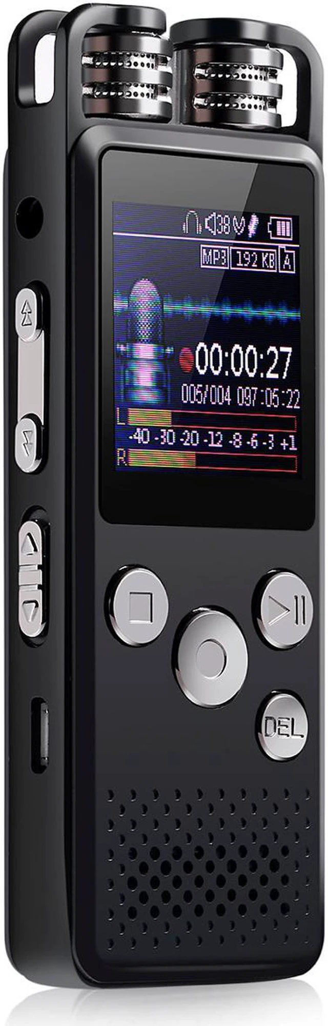 Alt view image 2 of 8 - 16G Professional Voice Activated Digital Audio Voice Recorder USB Pen Non-Stop 80hr Recording PCM Support TF-Card