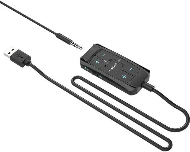 Main image of External USB to 3.5mm AUX Sound Card Adapter with Microphone 7.1 Audio Adapter 3D Antimagnetic Audio Headset Microphone Jack For Laptop PC/PS4/PS5