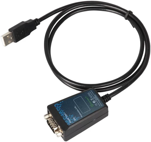 Alt view image 2 of 4 - USB 2.0 to RS-232 Male (9-Pin) DB9 Serial Cable with FTDI Chipset Support Win10 Mac OS-X Linux Android (3.28ft)