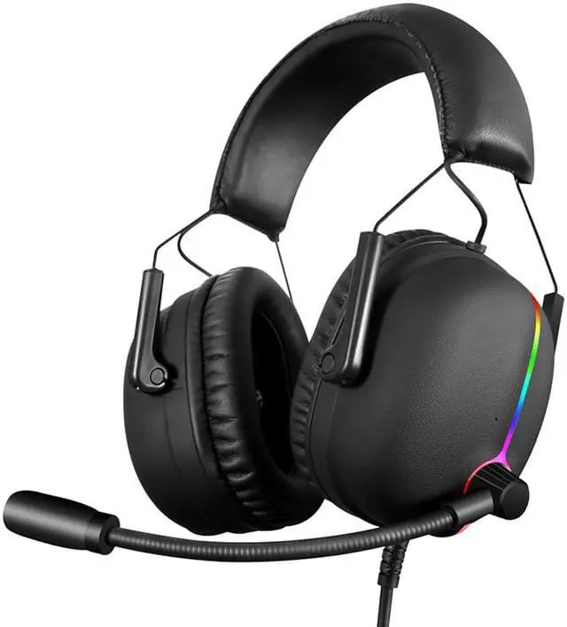 Alt view image 6 of 7 - RGB 7.1 USB Wired Headset Over-Ear Gaming Headphone With Microphone & Noise Cancellation