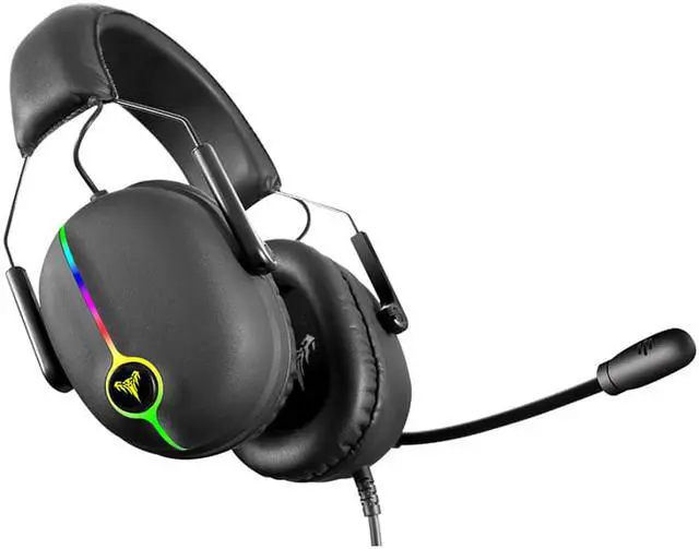Alt view image 4 of 7 - RGB 7.1 USB Wired Headset Over-Ear Gaming Headphone With Microphone & Noise Cancellation