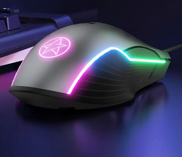Alt view image 2 of 7 - Wired Gaming Mouse USB Interface RGB Mice 7 Buttons 6400 DPI Breathing Colorfull LED With Macro Programming For Laptop PC
