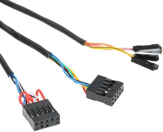 Alt view image 5 of 8 - USB 2.0 Multifunction Desktop PC Switch With Audio Sound Computer Switch External Power Switch Reset Button Plug and Play