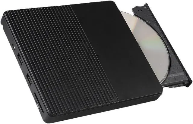 Alt view image 2 of 8 - USB 3.0 External Optical Drive Portable External Type-C CD Burner High Speed CD/DVD Player TF/SD Card Reader For Windows Linux
