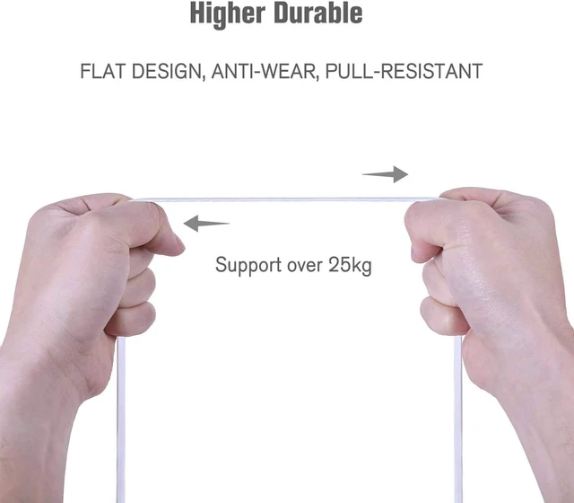 Alt view image 4 of 8 - Cat 6 Ethernet Cable 9.8 ft (5 Pack) (at a Cat5e Price but Higher Bandwidth) Cat6 Internet Network Cable Flat - Ethernet Patch Cables Short - Computer LAN Cable with Snagless RJ45 Connectors