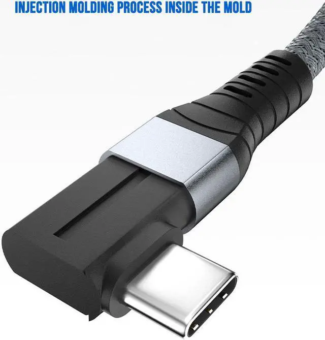 Alt view image 5 of 8 - 0.3m/0.98ft 0.6m/1.97ft USB C Extension Cable Male To Female PD 100W Fast Charging Data For Macbook Type C 3.1 Gen 2 Charger Wire 40Gbps Type C Extender Cable