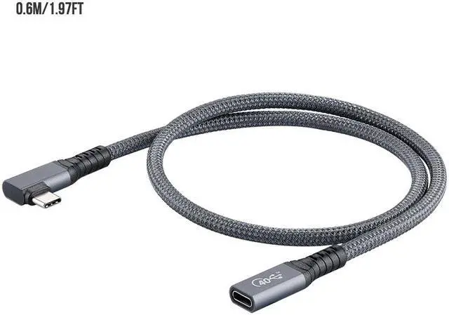 Main image of 0.3m/0.98ft 0.6m/1.97ft USB C Extension Cable Male To Female PD 100W Fast Charging Data For Macbook Type C 3.1 Gen 2 Charger Wire 40Gbps Type C Extender Cable