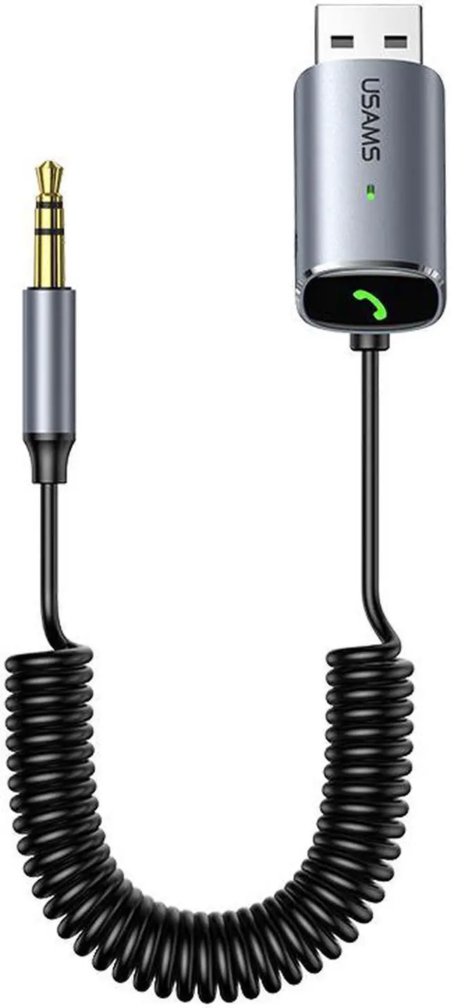 Main image of Aluminum Alloy Car Bluetooth 5.0 Car Wireless Audio Receiver Radio Modulator FM Transmitter Car Handsfree Audio MP3 Player