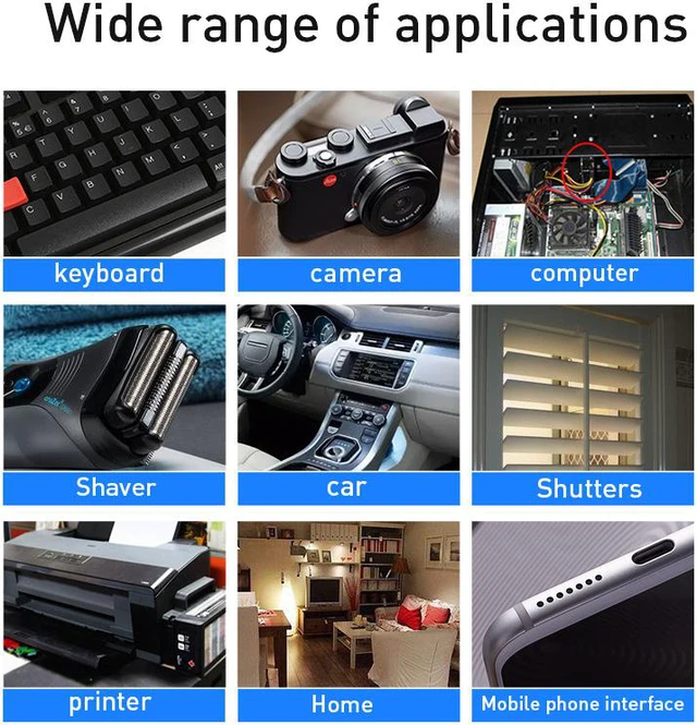 Alt view image 6 of 8 - Air Duster Vacuum Cleaner Home Blower Car Wireless Dust Removel Gun Mini Portable Dust Collector Computer Keyboard Electronics Cleaning