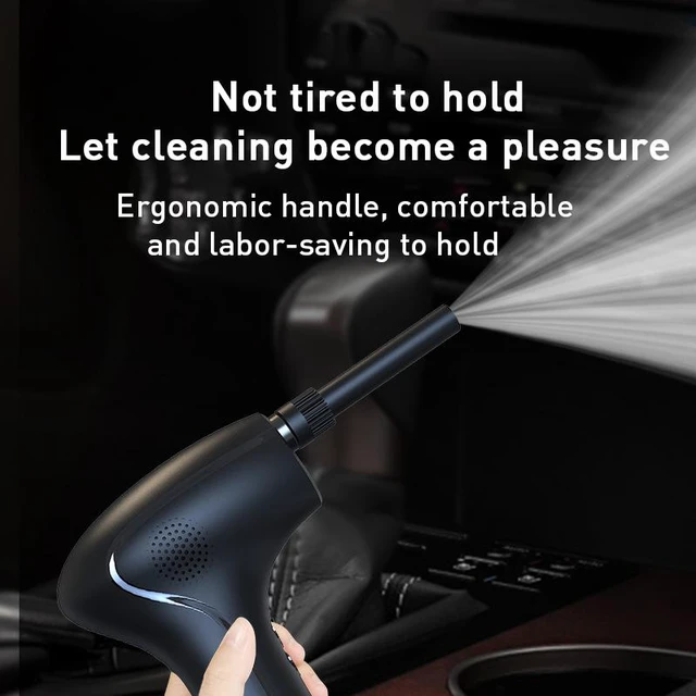 Alt view image 4 of 8 - Air Duster Vacuum Cleaner Home Blower Car Wireless Dust Removel Gun Mini Portable Dust Collector Computer Keyboard Electronics Cleaning