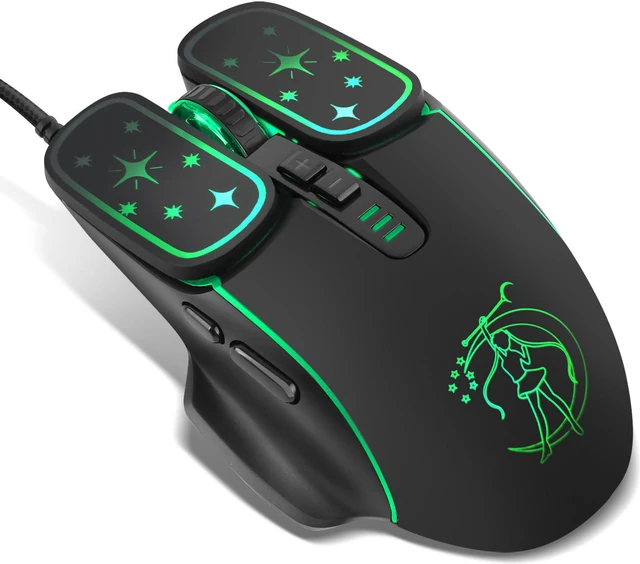 Main image of RGB 7200DPI Game Optical Mouse USB Wired Mice for Windows macOS Android