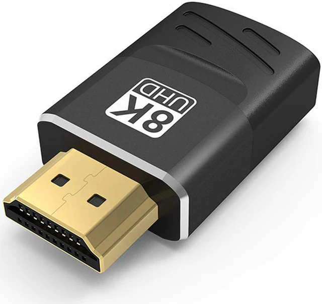 Main image of 8K HDMI Male to Female Adapter HD HDMI Adapter Connected to TV Monitor Supports 8K Video Audio Output