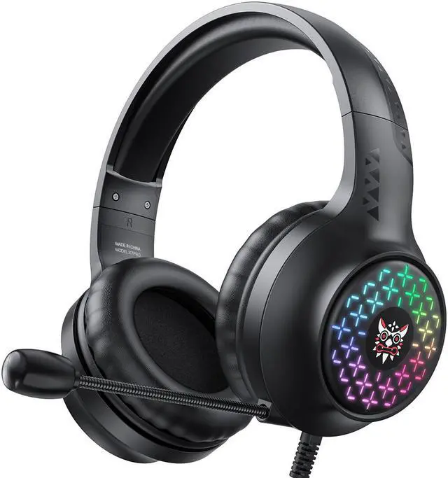 Main image of Wired Gaming Headset with Microphone Noise Reduction Earphone Stereo Over-Head Game Headphones for Laptop PC Computer