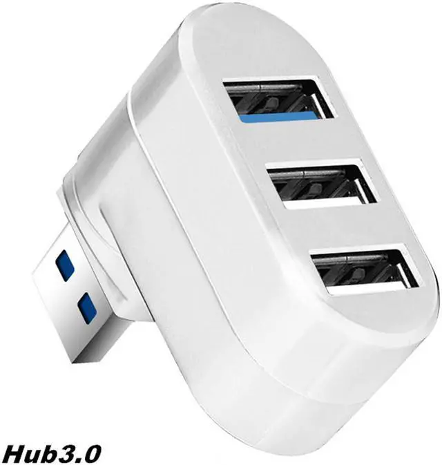Main image of 3-in-1 USB3.0 Ports HUB High Speed Rotating Splitter For PC/Laptop Connector Equipment Adapter 180 Degree Rotation Adapter
