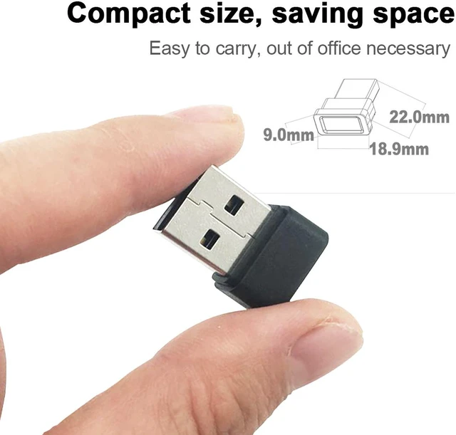 Alt view image 3 of 8 - Mini USB Fingerprint Reader Module for Windows 10 11 Hello Biometric Scanner Padlock Smart ID Security Key for PC Laptop