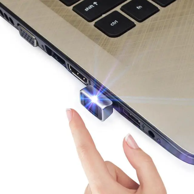 Alt view image 6 of 6 - USB Fingerprint Reader For Windows 10 11 Hello, Biometric Scanner For Passord-Free Login/Sign-IN Lock/Unlock PC & Laptops (Windows 7 is not supported)