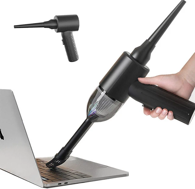 Alt view image 6 of 8 - Electric Air Duster 5000Pa Handheld Car Vacuum Cleaner 2 in 1 Suction Mattrass Pump Cordless Vacuum Cleaners Dust Blower for Computer Laptop Keyboard Electronics Camera Cleaning