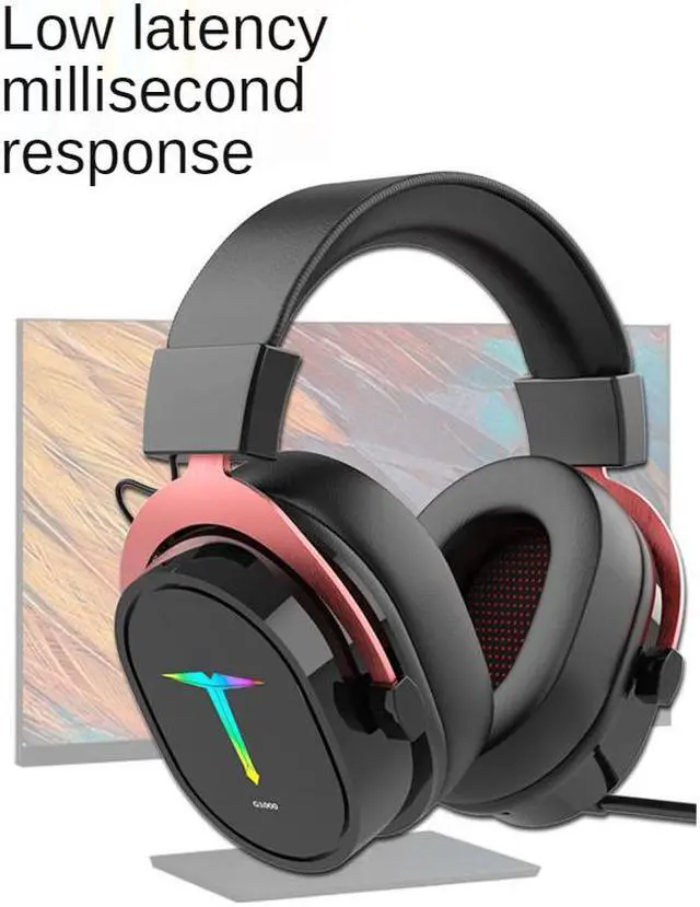 Alt view image 2 of 8 - Universal Wireless Headset with Microphone Game Bluetooth 5.0 Headset Wireless/Wired Computer Mobile Phone