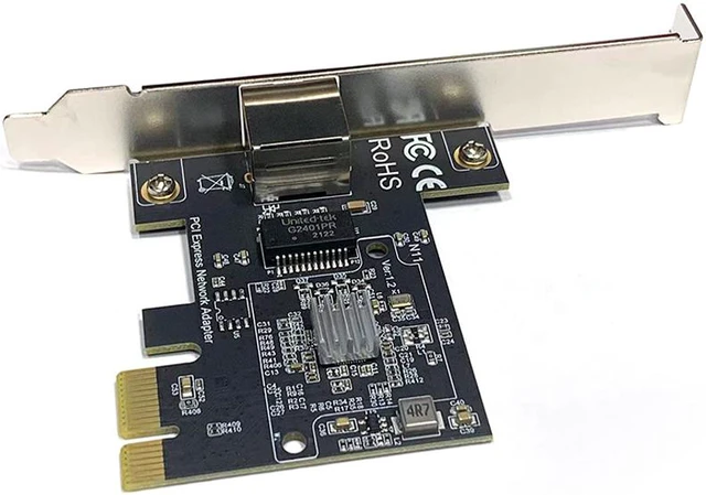 Alt view image 2 of 8 - 2.5G PCIe Gigabit Wired Network Card PCI Express Ethernet Network Adapter RTL8125 Chip Single Port RJ-45