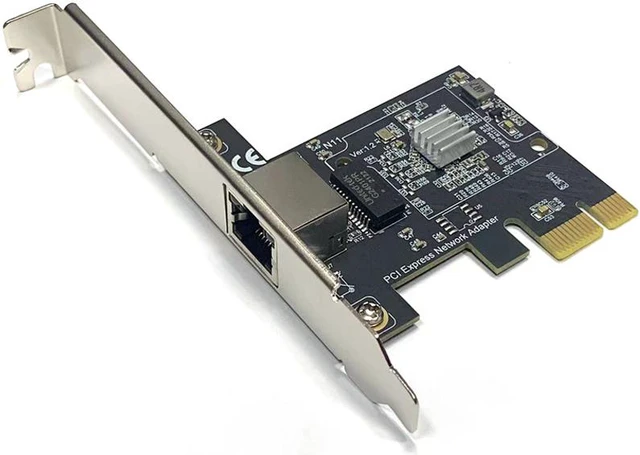 Main image of 2.5G PCIe Gigabit Wired Network Card PCI Express Ethernet Network Adapter RTL8125 Chip Single Port RJ-45