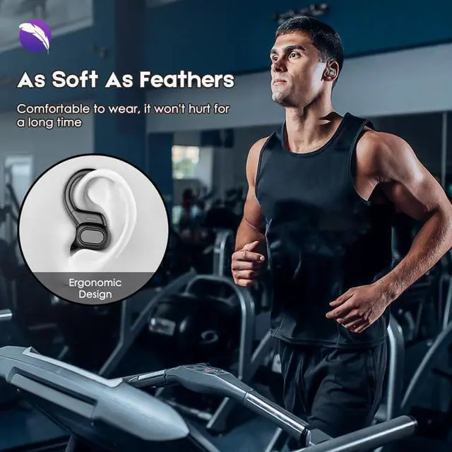Alt view image 2 of 8 - TWS Wireless Headphones Bluetooth Earphones IPX5 High Quality Noise Reduction Stereo Sports Ear Hook Headset