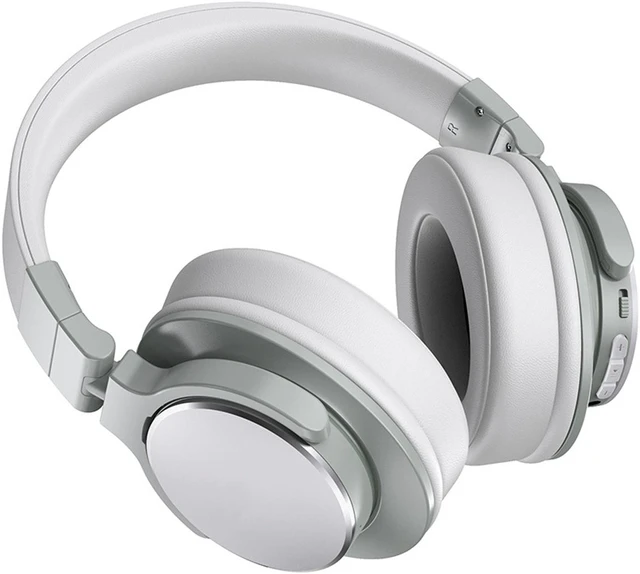 Alt view image 2 of 8 - Buetooth 5.0 Wireless HiFi Bass Headsets HD ANC Noise Cancelling Headphones with Microphone