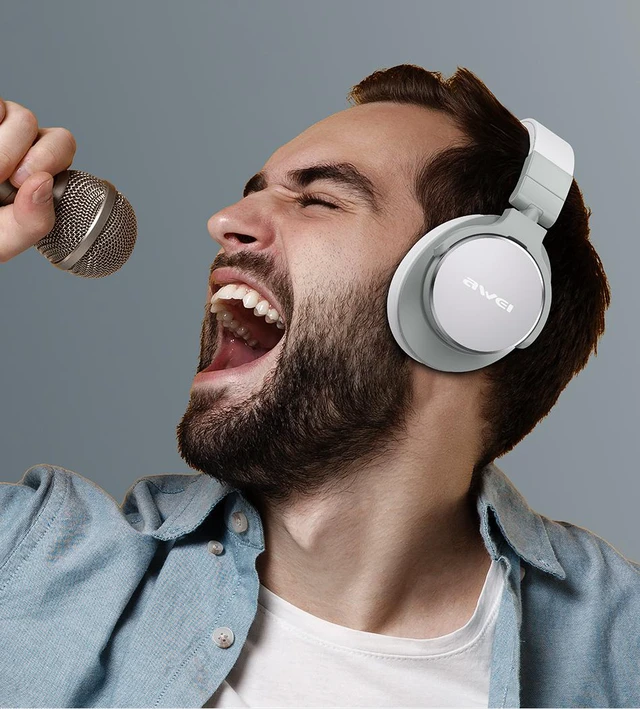Alt view image 7 of 8 - Buetooth 5.0 Wireless HiFi Bass Headsets HD ANC Noise Cancelling Headphones with Microphone