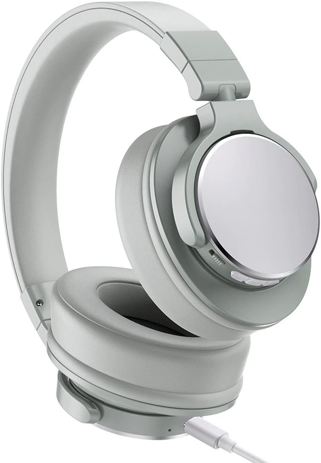Alt view image 3 of 8 - Buetooth 5.0 Wireless HiFi Bass Headsets HD ANC Noise Cancelling Headphones with Microphone
