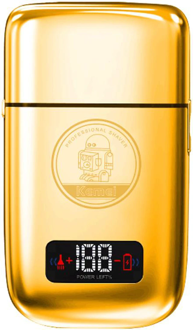 Main image of Metal Reciprocating Led Display 5 Speeds Barber Electric Shaver Rechargeable Beard Razor Balds Fade Shaving Machine