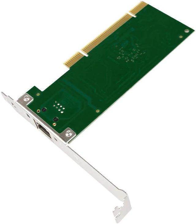 Alt view image 4 of 6 - Desktop Gigabit Network Card 10/100/1000Mbps PCI Network Card Intel 82540 chip (NOT PCIE)