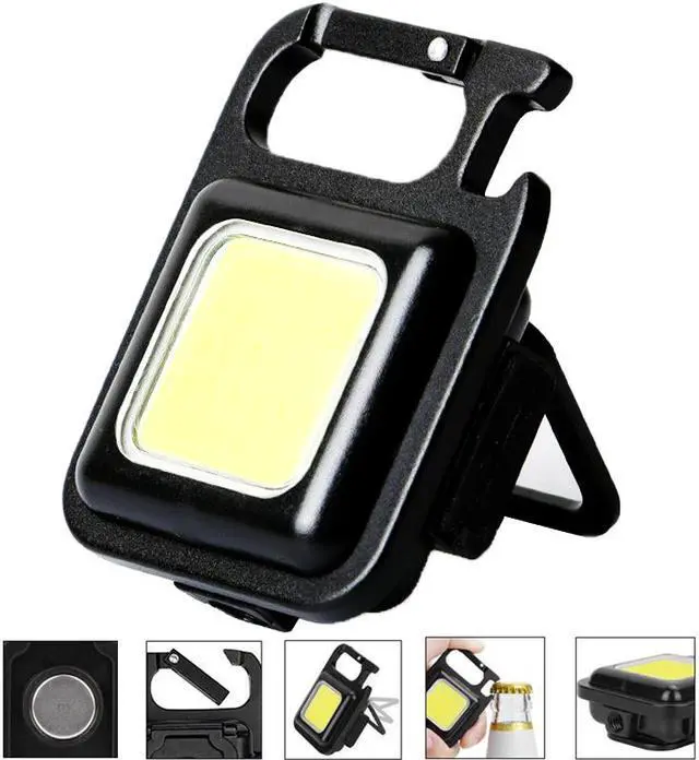 Main image of Small LED Flashlight 800Lumens Bright Rechargeable Keychain Mini Flashlights 3 Light Modes Portable Pocket Light Outdoor Camping Light Bear Opener