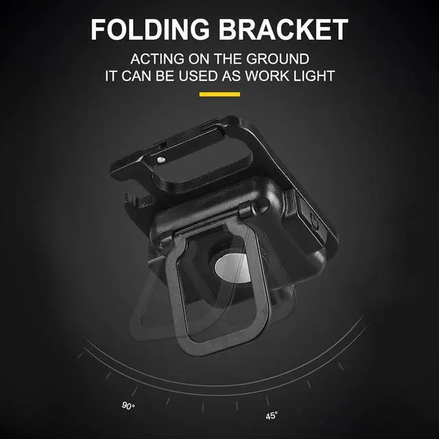 Alt view image 7 of 8 - Small LED Flashlight 800Lumens Bright Rechargeable Keychain Mini Flashlights 3 Light Modes Portable Pocket Light Outdoor Camping Light Bear Opener