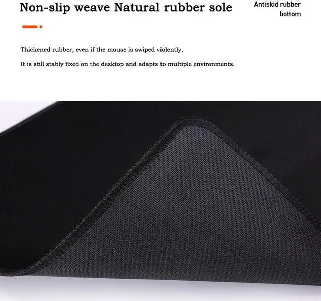 Alt view image 3 of 7 - 9.8x11.8 inch/ 250x300mm Mouse Pad keyboard Pad Thickened Lock Side Desk Pad Computer Notebook Office Home Gaming